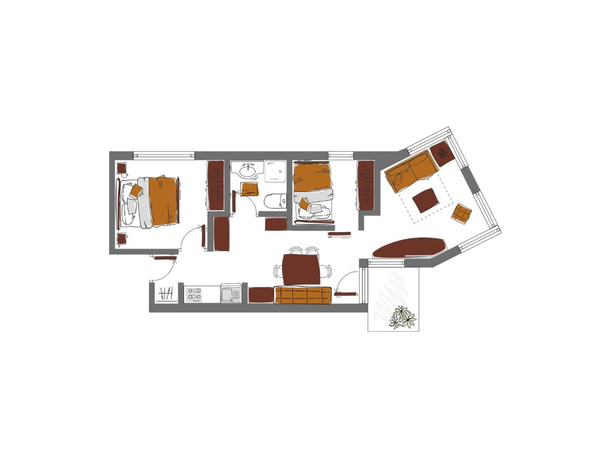 Schoenblick - Gurgl B&B Obergurgl Pokój zdjęcie