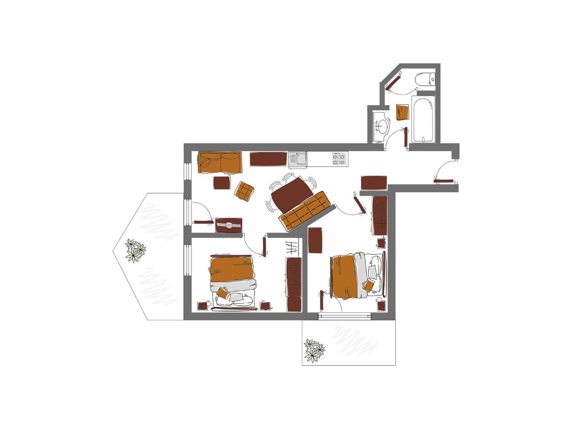 Schoenblick - Gurgl B&B Obergurgl Pokój zdjęcie